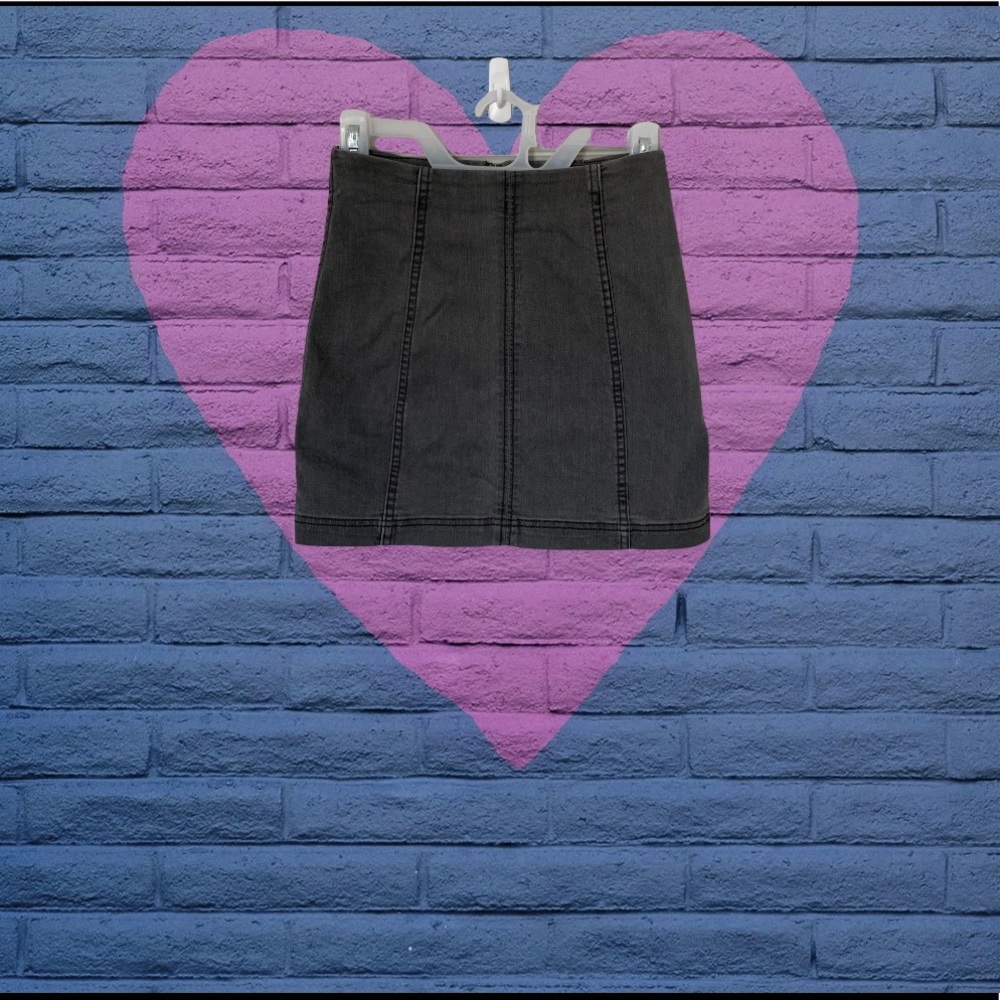 Free People - grey skirt